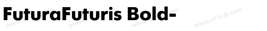FuturaFuturis Bold字体转换